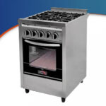 Cocina a gas USMAN WIN 55 cm 4 hornallas reja fundición