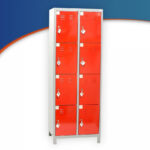 Locker de 8 puertas y llave cerradura ANCLAMAR