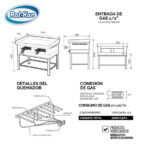 Lomitera Gigante Doble Plancha Bifera Hamburguesera SOL REAL - Image 3