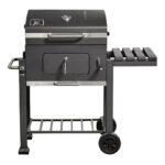 Parrilla Portatil Movil A Carbon Bc222 Con Ruedas BBQ GRILL