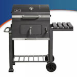 Parrilla Portatil Movil A Carbon Bc222 Con Ruedas BBQ GRILL - Image 3