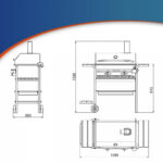 Parrilla a Gas CASA ISI Dual (Parrilla y Horno) - Image 2