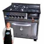 Cocina CALABRO 4 Hornallas + Plancha + Carlitero