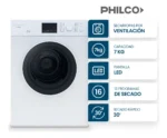 Secarropas PHILCO 7KG blanco PHSA072B - Image 2